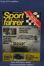 Sports Driver 3/79 Mercedes 450 SLC Toyota Celica GT