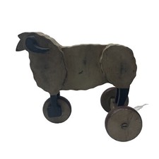 Child’s Antique Wood Sheep