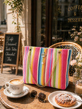 Women’s Rainbow Stripe Tote