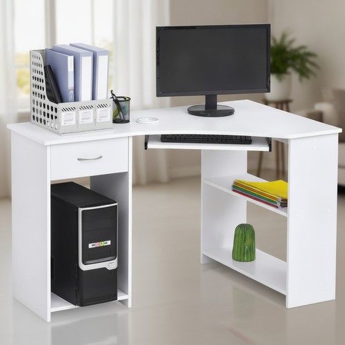 Shaped corner computer - corner, desk