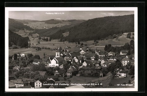 Postcard lenzkirch - of,