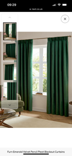 Pair next curtains pencil - next,