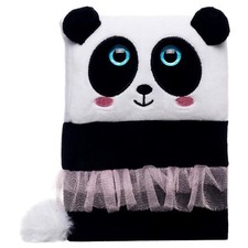 Furry Panda Animal A5 Notebook