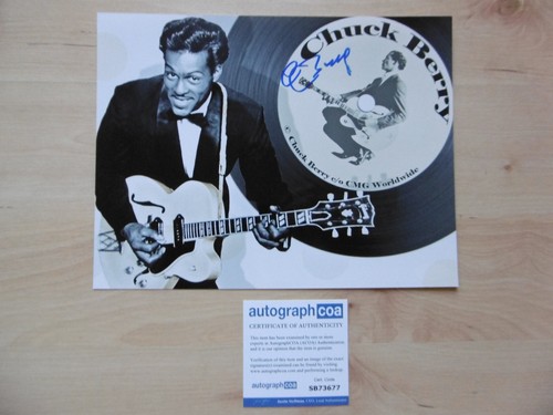Chuck berry original autograph - chuck,