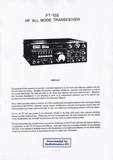 Service manual for Yaesu