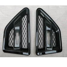 UK Gloss Black Side Wing Air Intake Grille Vent 2x For Land Rover Freelander 2