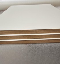 10' x 4' (17mm) Laminated Birch Plywood Board 2 sides Krono K101 White, 5Sheets