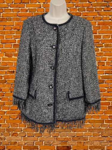 Zara sparkle jacket size large - zara,