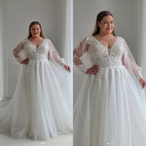 Plus size wedding dresses long - wedding,
