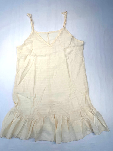 Women cream textured slip - textured,