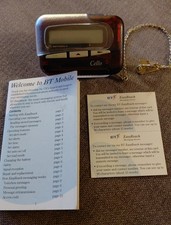 Motorola Cello EasyReach Pager & Clip Case etc. Maroon/brown colour. Made In EC.