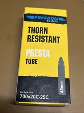 📍NEW BICYCLE BIKE - 1 Tube Freedom 700 X 20C-25C 48mm Presta Thorn Resistant