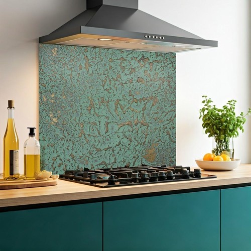 Printed glass kitchen - printed,
