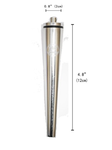 Silver metal air - air, holder