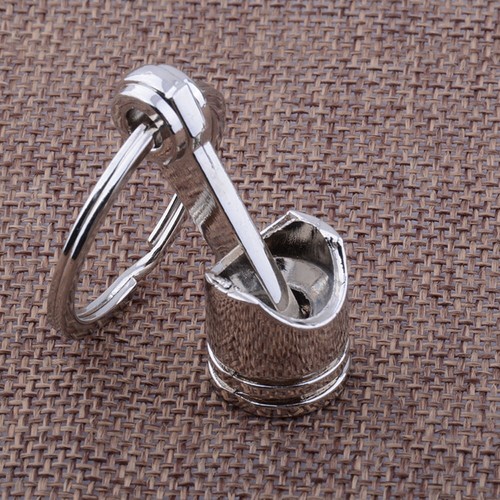 Metal alloy engine keyring - engine, car