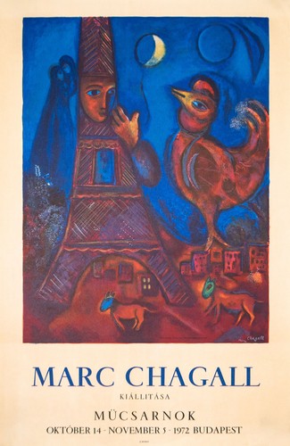 Marc chagall bonjour - chagall, "bonjour