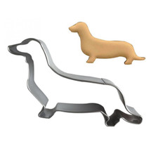 Dachshund Cookie Cutter Sausage Dog Biscuit Puppy Shape Cooking Utensil Baking 