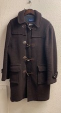 Men's HACKETT London Brown Duffle Coat with toggle buttons  Size S - CG B52