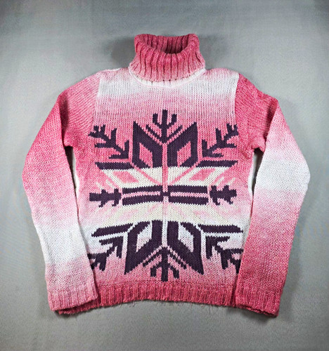 Pink fair isle nordic - pink,