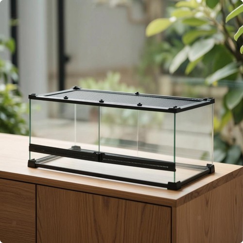Reptile terrarium ventilated - reptile,