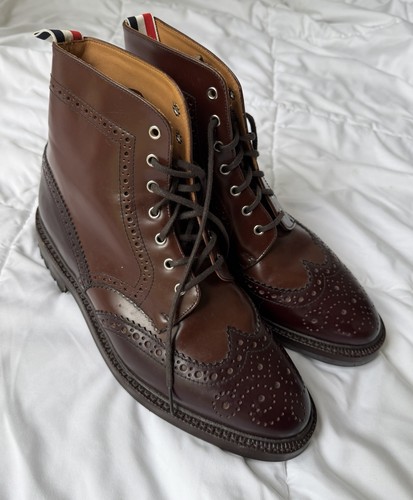 Thom browne leather boots - thom,