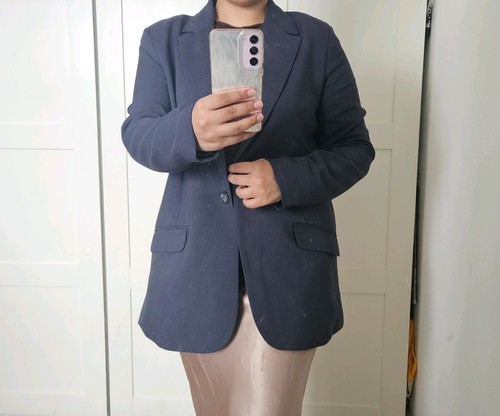 Women navy blue blazer size - navy,