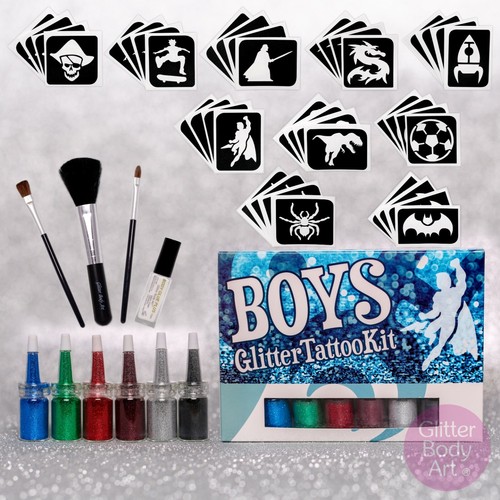 Boys temporary tattoo - kit,