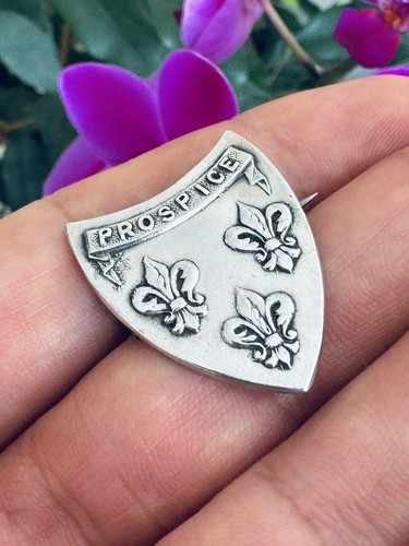 Antique sterling silver fleur - antique,