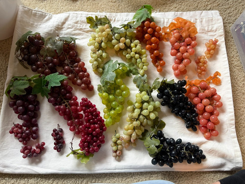 Vintage lot bunches plastic - vintage,