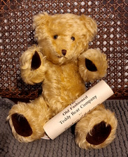 TEDDY BEAR FROM THE OLD FASHIONED COMPANY MOHAIR HOBART LIMITED LDITION TO 150