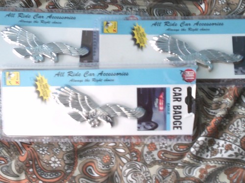 Eagle emblems chromed - chromed, plastic