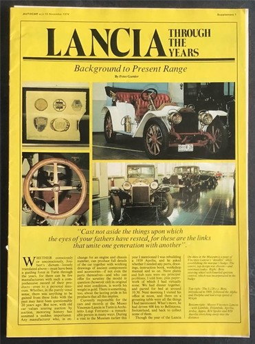 Lancia autocar supplement - ,
