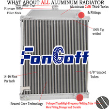 3 Row Aluminium Radiator For Jaguar MK7 MK8 MK9 51-1961 Mark VII VIII IX MT UK