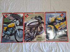NORTON owners club CLASSIC CALENDAR for 1997-1999 Joblot Collection
