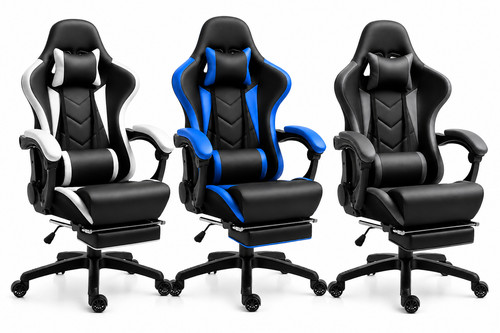 Chair gaming office leather - gaming, pu