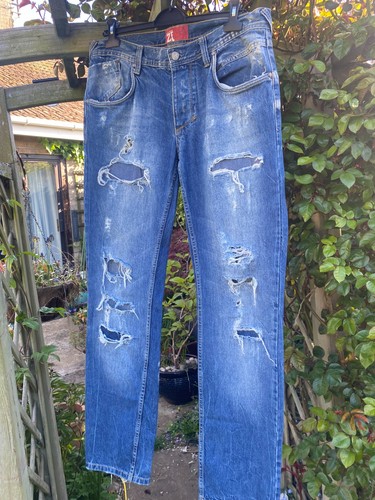 Mens waist zara distressed - zara,