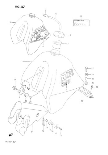 Suzuki genuine front bolt - genuine,