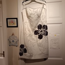 Debut debenhams white formal