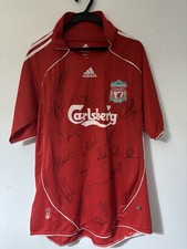 Liverpool FC SIGNED Shirt 17 Signatures *No COA, (XL), (N5). 