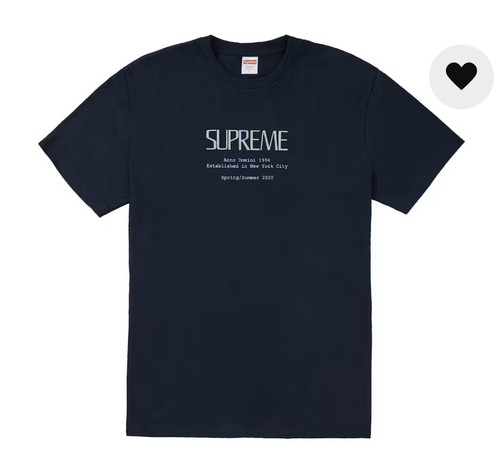 Supreme anno domini tee navy - domini, (navy