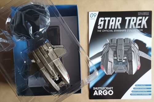 Eaglemoss star trek - star, shuttle