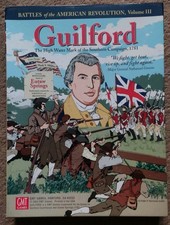 Guilford. Battles of the American Revolution, Vol III. GMT Games (2002). NEW