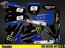Motorcycle Decal Kit for Yamaha YZ 125-250 - Replica D. FERRANDIS