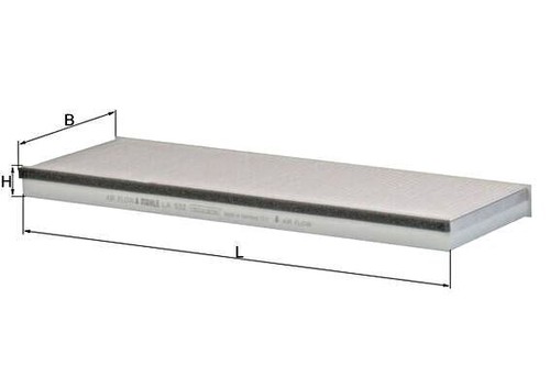 Interior air filter mahle - air,
