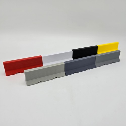 Scale jersey barriers - 1/32,