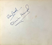 LAUREL and HARDY Signed