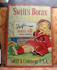 Swift's Soap Vintage style large metal sign bathroom / toilet
