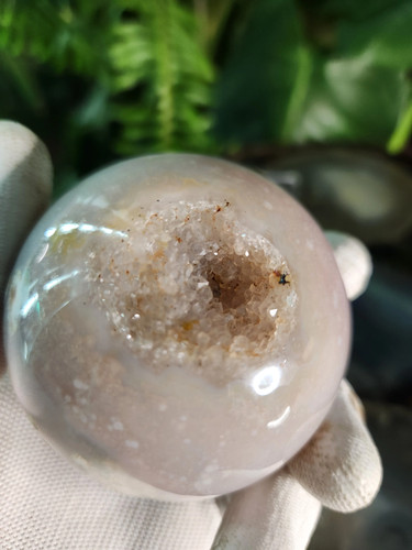 Pink amethyst druzy - pink,