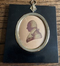 Antique Portrait Silhouette Of