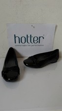 Hotter Slip On Black Leather